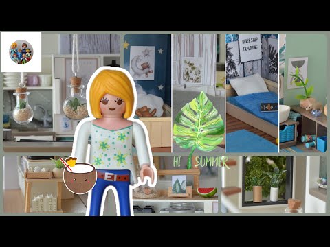 Sommer im Wohnhaus 🥥☀🌿// & 4 neue Zimmer// Pimp my Playmobil Film deutsch
