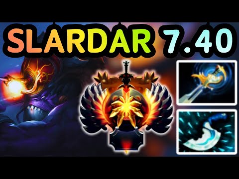 🔥 NEW PATCH 7.40 - SLARDAR OFFLANE NONSTOP BASH PRESSURE | DOTA 2 GAMEPLAY 🔥