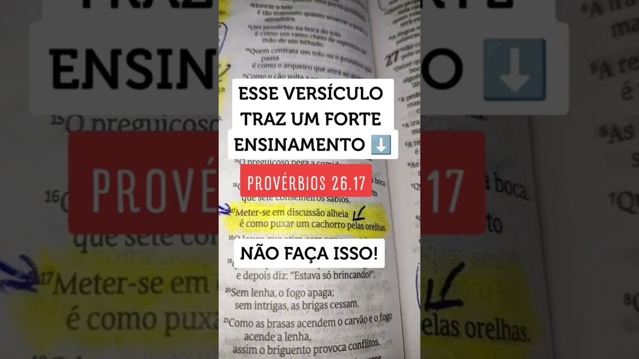ESSE VERSÍCULO TRAZ UM FORTE ENSINAMENTO!#shorts #palavradosenhor #versiculo #deus #bíblia #entenda