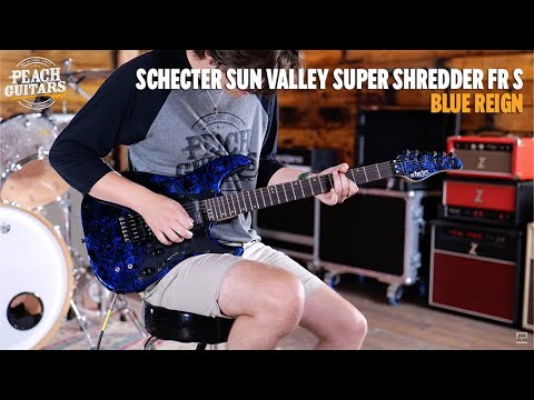 Schecter Sun Valley Super Shredder FR-S Blue Reign #IW21092421 image 13