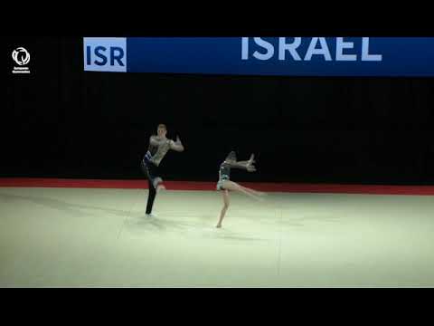Amy REFAELI & Yonatan FRIDMAN (ISR) - 2021 Acro junior European Champions, MxP all-around