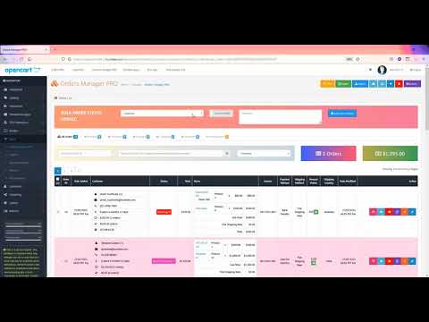 Orders Manager Pro for OpenCart | Advanced Order List Management | Demo