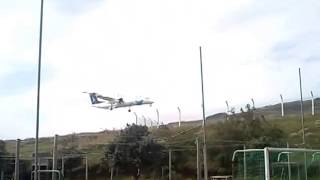 preview picture of video 'SATA Bombardier Dash Q400 landing on Horta Azores'