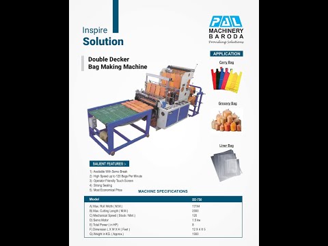 Stainless Steel Double Decker Bottom Sealing Cutting Machine, Model Name/Number: DD-750, Capacity: 1000 Kg Per Day