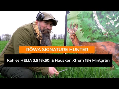 rössler: Test auf 300 m: Die neue Rössler Signature Hunter mit  Kahles Helia 3,5-18x50i und Hausken JD 184 XTRM