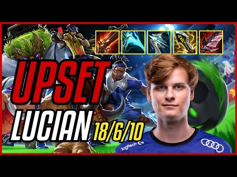 UPSET - LUCIAN vs TWISTED FATE MID - EUW CHALLENGER - PATCH 11.9 QUADRAKILL