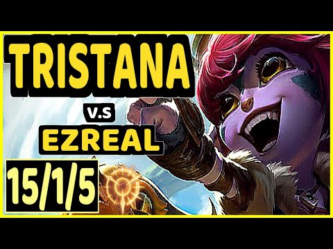 MRDS Nixerino (TRISTANA) vs EZREAL - 15/1/5 KDA BOTTOM ADC CHALLENGER GAMEPLAY - EUW