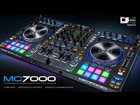 Denon DJ MC7000 Professional DJ Controller & Mixer with Dual Audio Interfaces