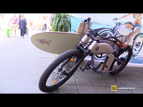 Rayvolt Cruzer Bike with Surf Board Walkaround Tour - 2020 Model