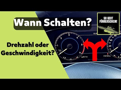 When to shift gears? Based on engine speed or vehicle speed? - Driver's license