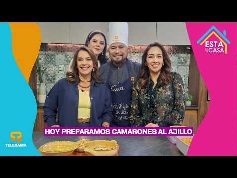 Hoy preparamos camarones al ajillo