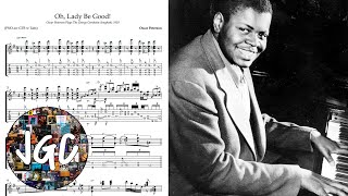 Oscar Peterson - Oh, Lady Be Good! || Transcription (Guitar Arrangement)