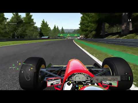 1995 Ferrari 412T2 at Spa-francorchamps, F1 2017 game Classic mode