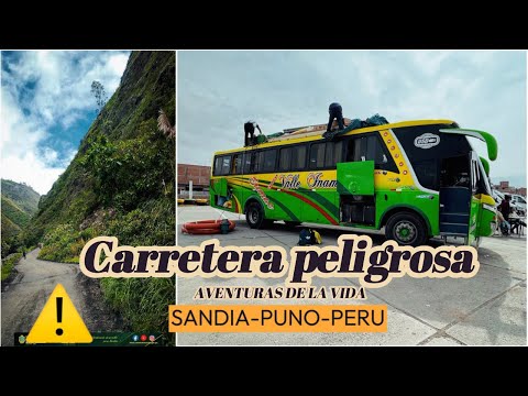 CARRETERA DE LA MUERTE sandia-puno-PERU 🇵🇪aventuras sin fin 2024——4K