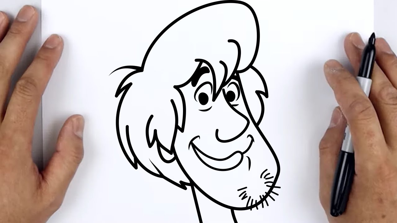 HOW TO DRAW SHAGGY ROGERS | Scooby-Doo - Easy Step By Step Tutorial For Beginners