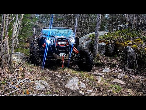 Tight Technical Trail With 4 Seat X3 Maverick....(Canam Maverick X3 Max XRS Turbo RR)