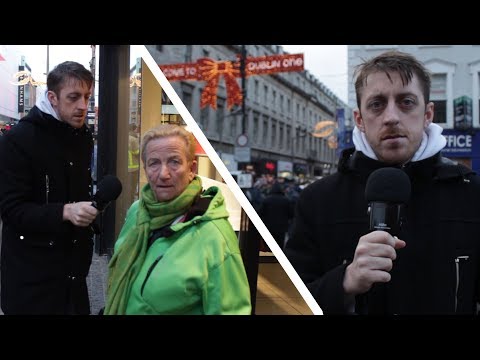 JOE HATES CHRISTMAS - Awkward Public Interviews Dublin, Ireland