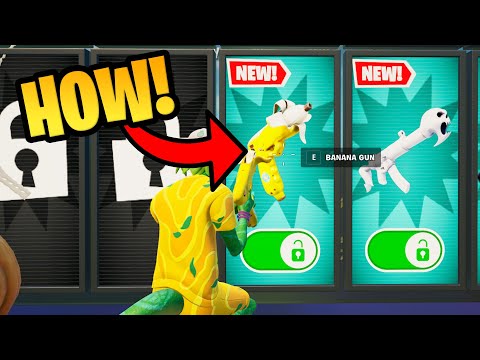 How To Get NEW Banana Gun in 1vs1 with every gun Fortnite