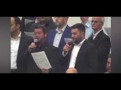 Biserica Gloria, Arad-Bujac, Corul barbatesc. Dirijor: Corneliu Hatcu, Solo: Adi Iovu/Catalin Rasca.