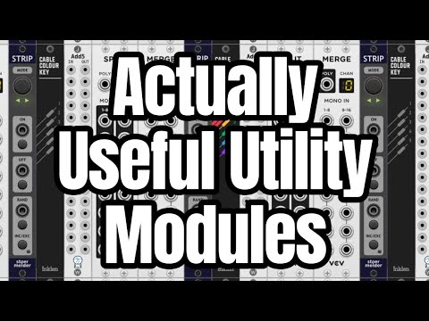 Several Utility Modules in VCV Rack \\ Beginner Friendly