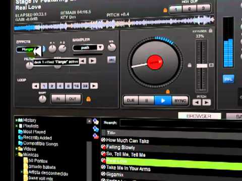 como usar o virtual dj home 7