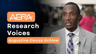 Download lagu AERA Research Voices: Augustine Owusu Achiaw mp3