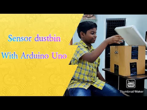 Sensor dustbin | Smart Dustbin | @Arduino