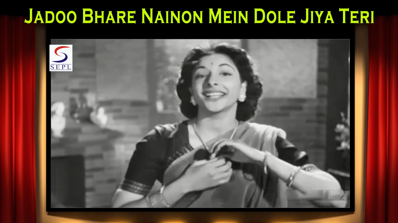 Jadu Bhare Naino Me Dole Jiya Teree Kasam Lyrics  | Babul | Dilip Kumar, Nargis | Shamshad Begum | Naushad