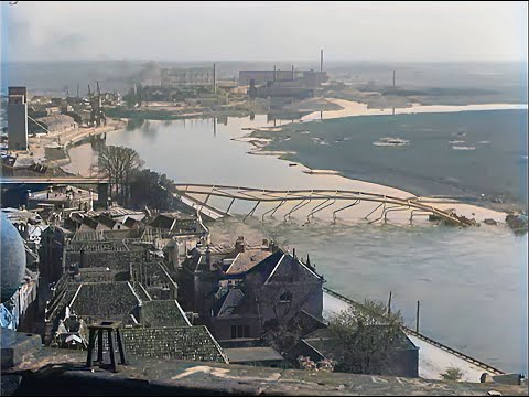 The liberation of the Dutch town of Deventer in 1945 in color! De bevrijding van Deventer in 1945.