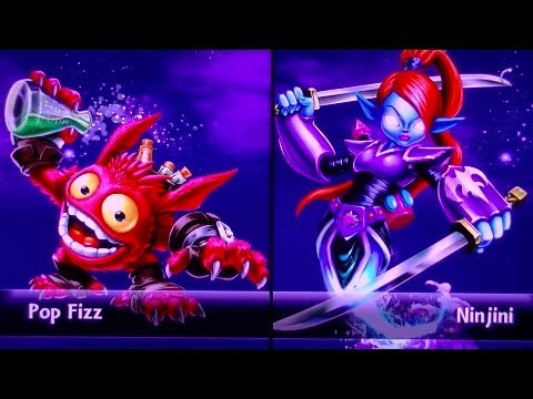 SKYLANDERS GIANTS PUNCH POP FIZZ VS NINJINI