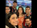 Anushka And Dhanashree In Dubai To Support Their Love Supporting RCB Virat RCB Chahal