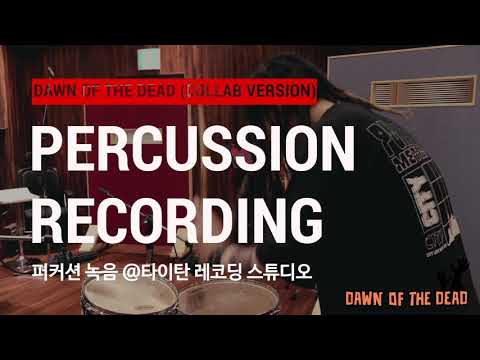 Dawn Of The Dead (Collab version) 퍼커션 녹음 (해리빅버튼 X 스타킬러즈)