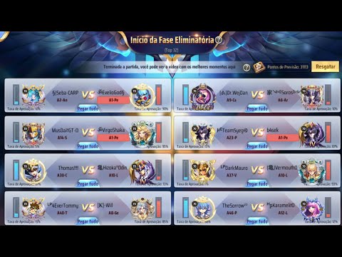 🔴CAMPEONATO JAMIEL! OS 16 MELHORES -  SAINT SEIYA AWAKENING