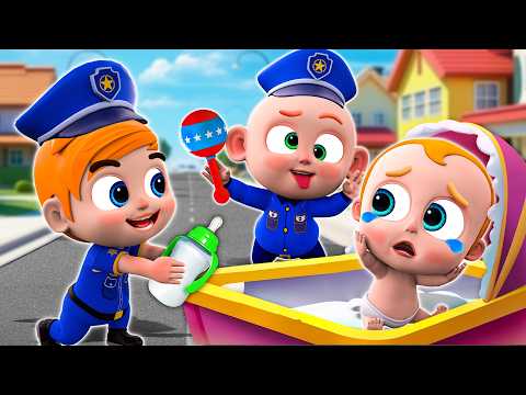 Police Takes Care of A Baby 👶🚓 Cartoon Police | Police Song | Kids Songs & Nursery Rhymes ✨ JACK