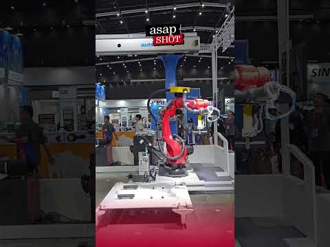 Flexible CNC Machining Handing Robotic Solution 📌 SIASUN #factorychoice #robot #metalex2024