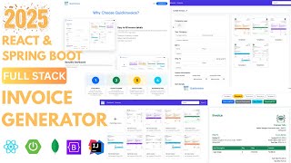 Download the video "Invoice Generator using React + Spring Boot + MongoDB | PDF Export,Email, Download | College Project"