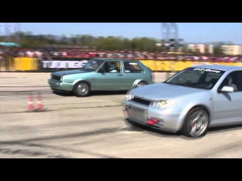 Fastest Street Legal Car @ 1/4 mile = 9.6 sec [VW Golf Mk2 VR6 by DRAGPOWER]
