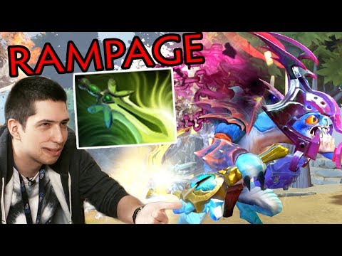w33 2x RAMPAGE Slark Sea Rake's Bridle Immortal Dota 2