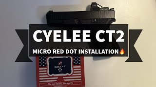 Cyelee CT2 micro red dot installation!