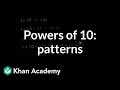 Powers of 10: patterns | Place value and decimals | 5th grade | Khan Academy