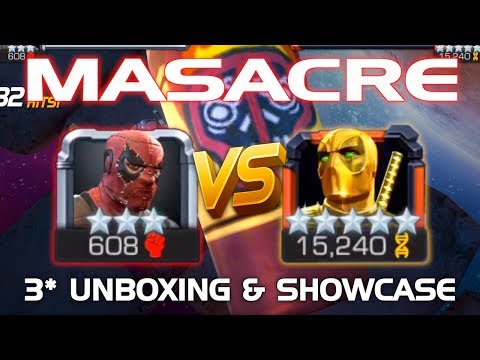 Masacre Unboxing & Duel vs. Goldpool (5* R5) w/ Tips | Marvel Contest of Champions