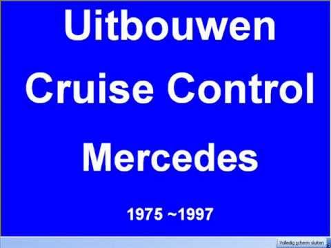 Uitbouw Reparatie Cruise Control Tempomat MB Diagnose W123 W126 W124 W107 0055450532 inbouw