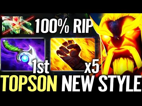 🔥 TOPSON Diffusal Ember Spirit MID — 100% Amazing META Fast Build Counter Medusa Dota 2 Pro