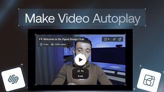 Make a Video Autoplay on Squarespace