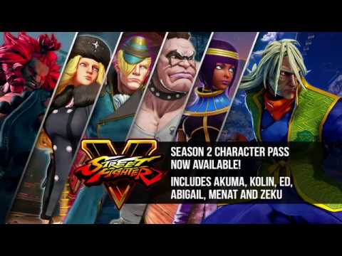 Street Fighter V Zeku Reveal Trailer ( 2 forms character ! )