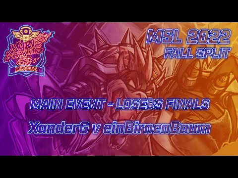 XanderG vs einBirnenBaum | MSL 2022 Fall Main Event | Winners Round 1 - Super Mario Strikers
