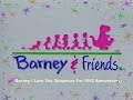 Barney I Love You Surprises For 1993 Anniversary