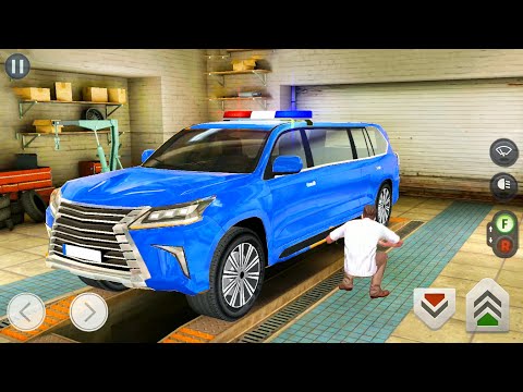 Long Lexus Car With Police Sirens #5 - Drive On Ship Containers - Android Gameplay