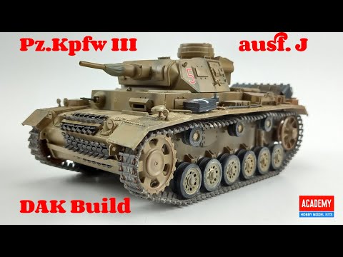 Academy - Pz.kpfw III Ausf. J (Panzer III J) - German Africa Corps (DAK) - Build