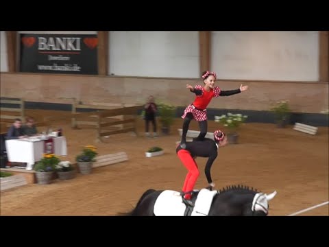 Bayerische Vizemeisterinnen 2022- Doppelvoltigieren Junior - Emily Brandner / Luisa Widler